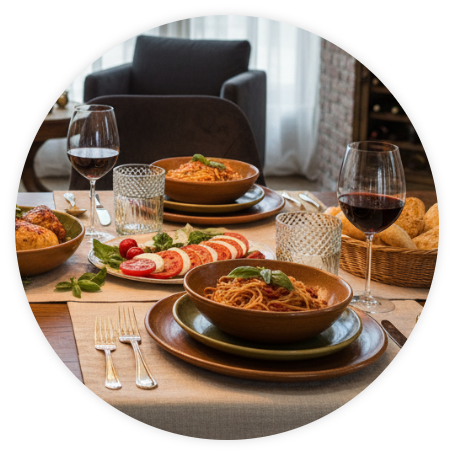 Komplet unikatowych szklanek