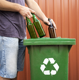 Jakie szkło można wrzucać do<br> pojemnika?