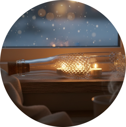 Nastrojowy świecznik